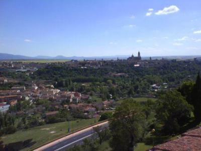 Segovia, Blick vom Parador auf die Stadt